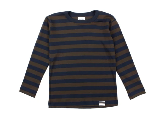 Mads Nørgaard t-shirt Tobino black coffee/sky captain